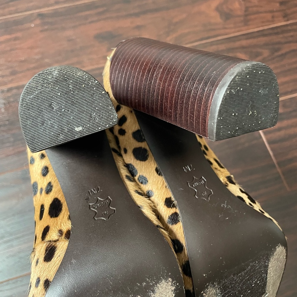 Tory Burch size 7 cheetah heels - Picture 5 of 7